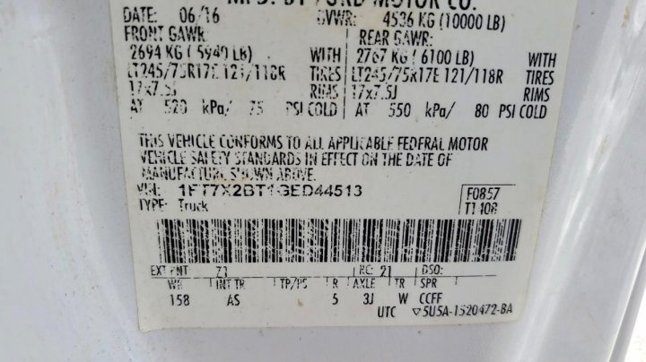 Ford F250 Super Duty 2016