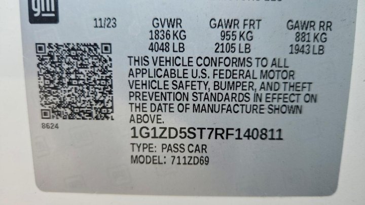 Chevrolet Malibu Lt 2024