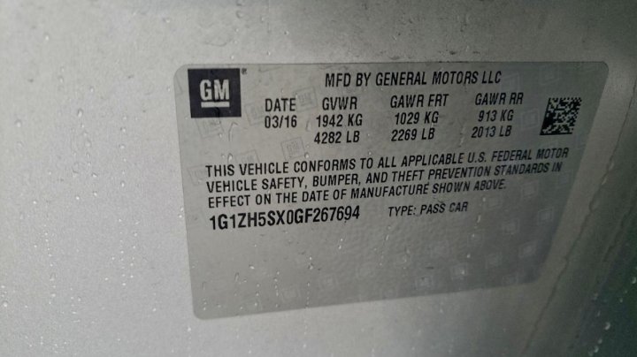 Chevrolet Malibu Premier 2016