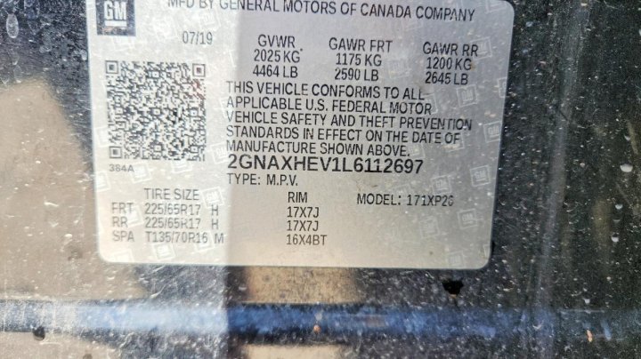 Chevrolet Equinox Ls 2020