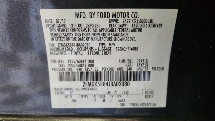 Ford Flex Se 2018