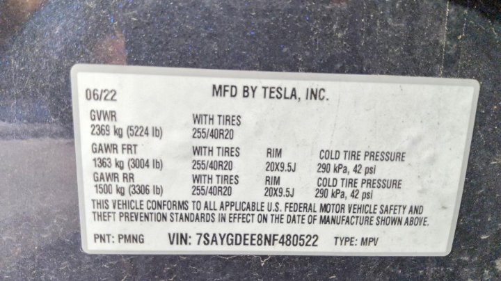 Tesla MODEL Y 2022