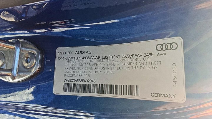 Audi S5 Premium Plus 2015