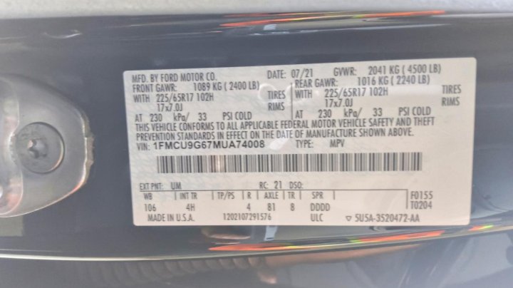 Ford Escape Se 2021