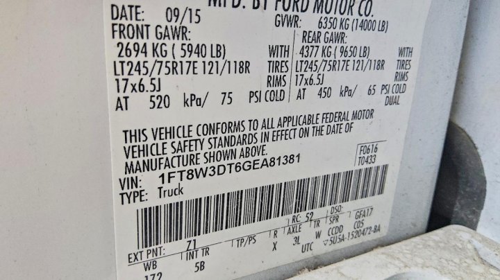 Ford F350 Super Duty 2016