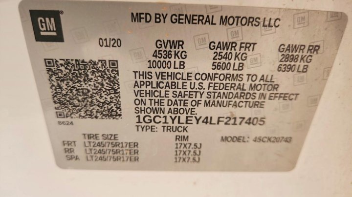 Chevrolet Silverado K2500 Heavy Duty 2020