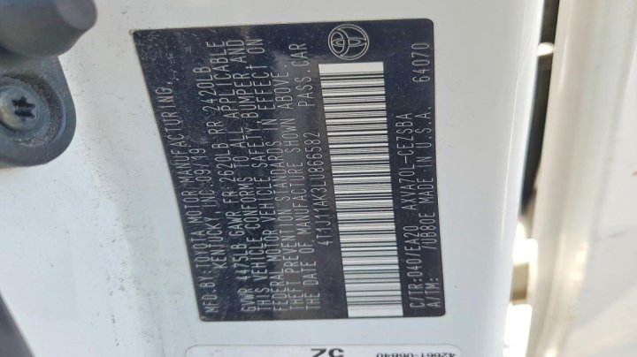 Toyota Camry Se 2020