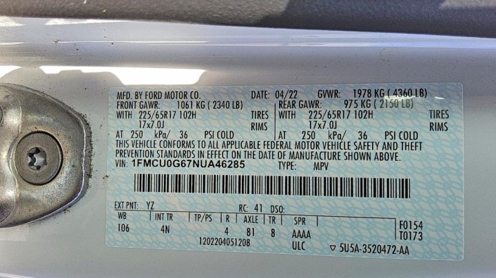 Ford Escape Se 2022