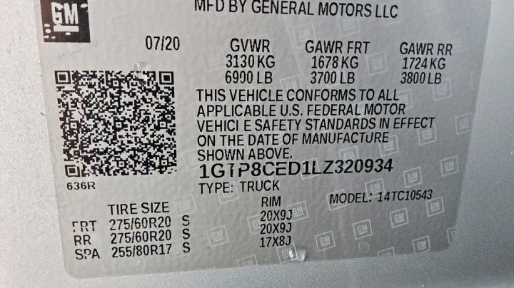 GMC Sierra C1500 Elevation 2020