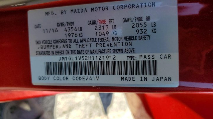 Mazda 6 Touring 2017