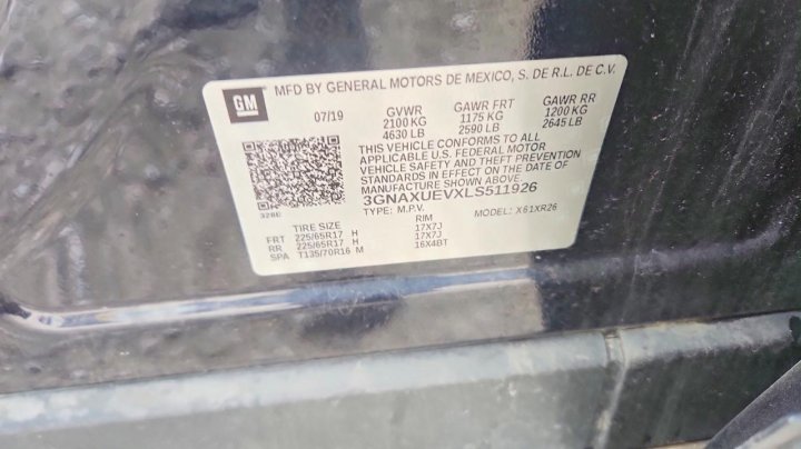 Chevrolet Equinox Lt 2020